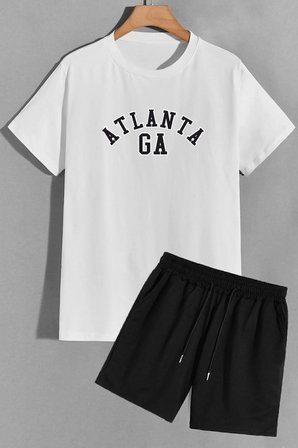 Atalanta Şort T-shirt Eşofman Takımı