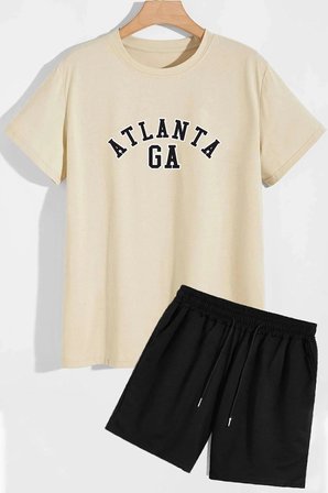 Atalanta Şort T-shirt Eşofman Takımı