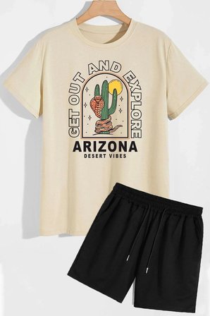Arizona Şort T-shirt Eşofman Takımı