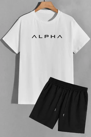 Alpha Şort T-shirt Eşofman Takımı