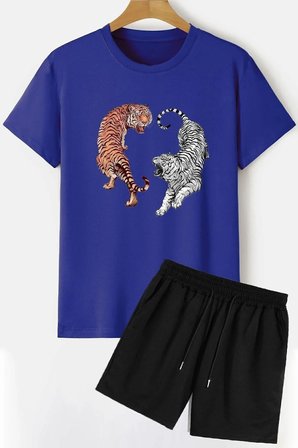 Tiger Şort T-shirt Eşofman Takımı