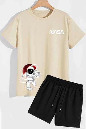 Nasa Şort T-shirt Eşofman Takımı