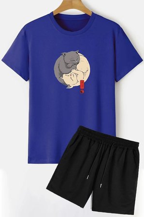Tasarım Şort T-shirt Eşofman Takımı