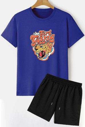 Girlgang Şort T-shirt Eşofman Takımı