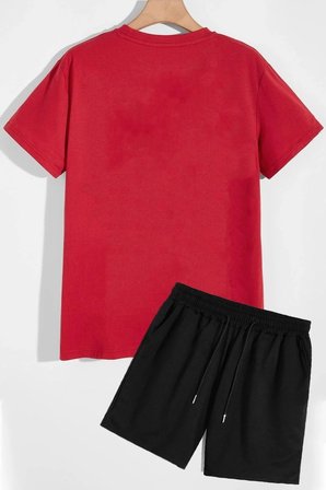 Unisex Şort T-shirt Eşofman Takımı