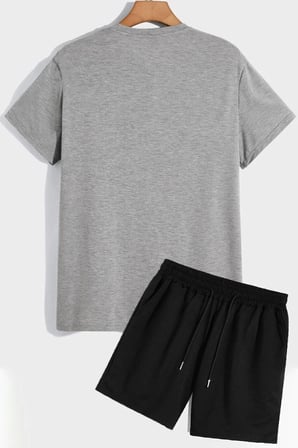 Unisex Şort T-shirt Eşofman Takımı