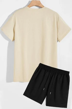 Unisex Şort T-shirt Eşofman Takımı