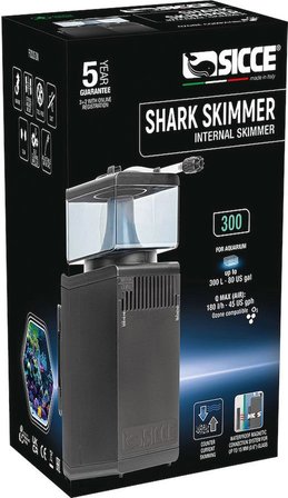 Sicce Shark Skimmer 300 Protein Skimmer 300 Litre Deniz Akvaryumu için