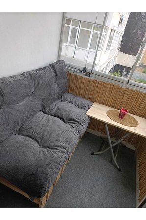 İç Mekan Palet Minderi Seti Takımı 120x80 Alt / 120x40 Sırt