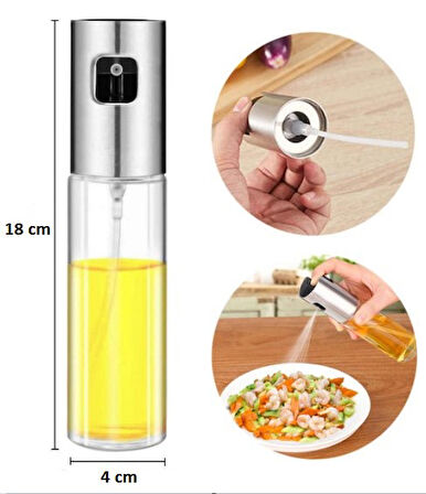 100 Ml Çok Amaçlı Spreyli Cam Şişe