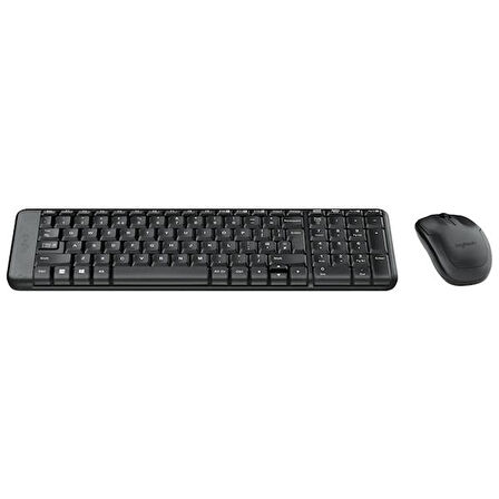 MK220 Q TR SIYAH KABLOSUZ KLAVYE+MOUSE SET