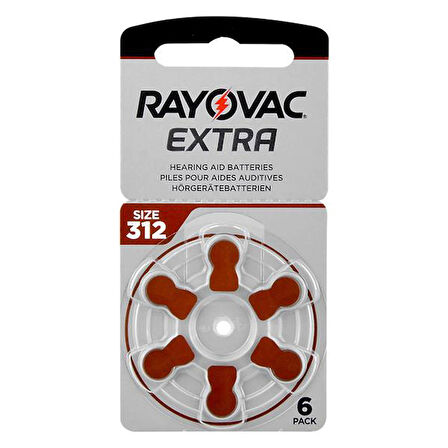 RAYOVAC 312 NO KULAKLIK PİLİ