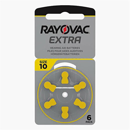 RAYOVAC 10 NO KULAKLIK PİLİ 4549