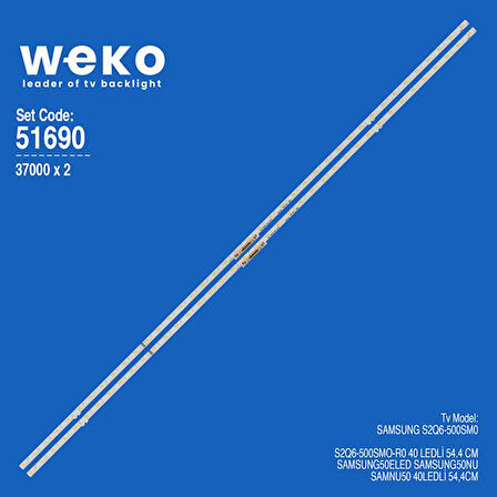 WKSET-6690 37000X2 S2Q6-500SM0-R0 2 ADET LED BAR TWO COLOR