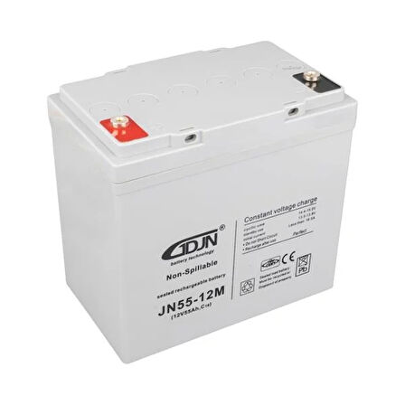 GDJN JN12V55 12 VOLT - 55 AMPER TEKERLEKLİ ENGELLİ ARAÇ AKÜSÜ