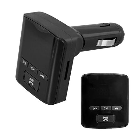 HL-19683 BT-FM MODULATÖR ÇİFT USB/SD/MP3 12-24 VOLT HAFIZASIZ BLUETOOTH FM TRANSMITTER