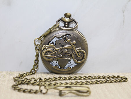 Motor Tasarımlı Köstekli Saat