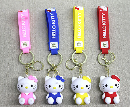 Hello Kitty Silikon Anahtarlık