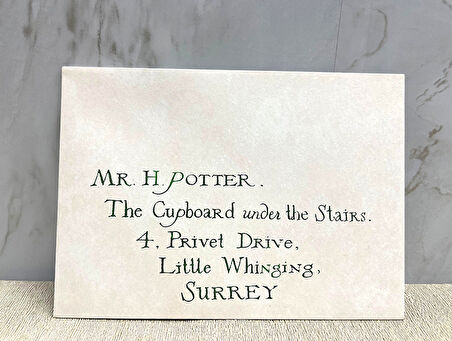 Harry Potter Davet Mektubu 10'lu