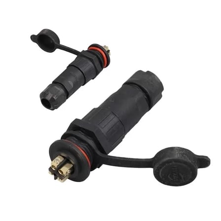 Ic-266M 16Mm Su Geçirmez Konnektor Şase Seyyar Takım 4 Pin