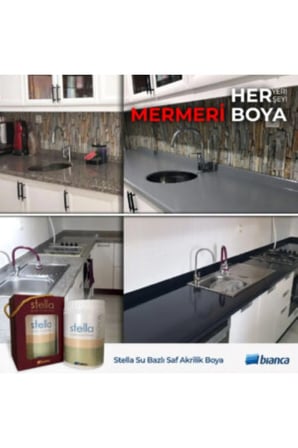 Stella Su Bazlı Saf Akrilik Yeni Nesil Dönüşüm Boyası   Ral-7044