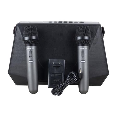 Shile Sl-3A İki El Mikrofonlu Kumandalı Usb/Sd/Bt Portatif Hoparlör