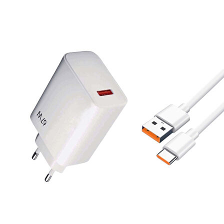 PDAteknoloji Shoami 67W Turbo Şarj Aleti ve Type-C Kablo Seti SH-67