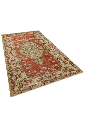 Benzersiz Eskitme Vintage Halı 160 x 277 cm 10186