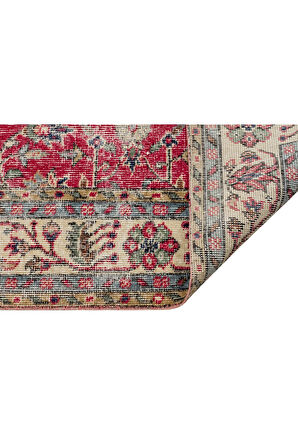 El Dokuma Eskitme Vintage Halı 164 x 273 cm 10192