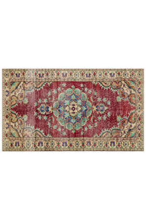 Geleneksel Anadolu Eseri Eskitme Vintage Halı 160 x 280 cm 10206