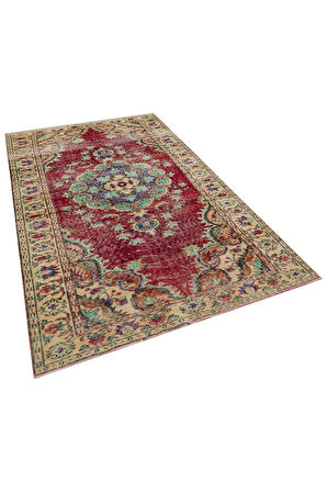 Geleneksel Anadolu Eseri Eskitme Vintage Halı 160 x 280 cm 10206