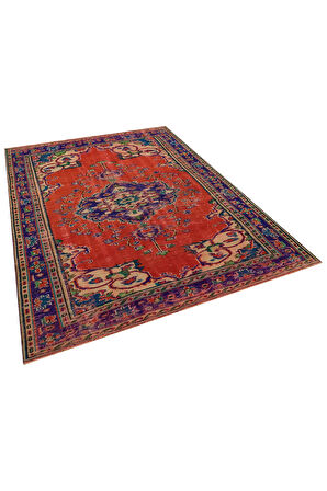 İmparatorluk Dokusu Eskitme Vintage Halı 185 x 251 cm 10232
