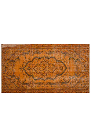 El Yapımı  Vintage Eskitme Halı 149x263 cm 10367