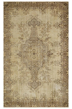 El Dokuma   Vintage Eskitme Halı 173x273 cm 10368