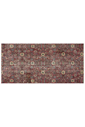 Eşsiz Vintage Eskitme Halı 134x282 cm 10394