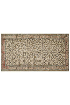 El Yapımı  Vintage Eskitme Halı 163x305 cm 10395