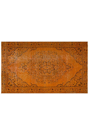 El Dokuma Vintage Eskitme Halı  176x300 cm 10397