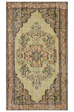 Eskitme Vintage El Dokuması Halı 159x280 cm 10440