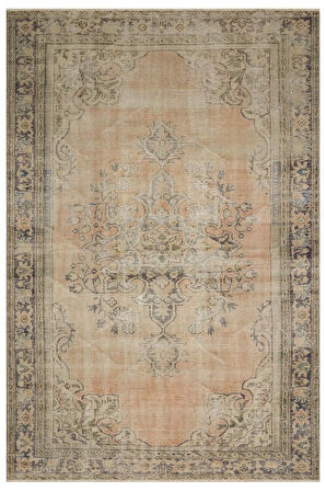 Vintage El Dokuması Halı 188x284 cm 10444
