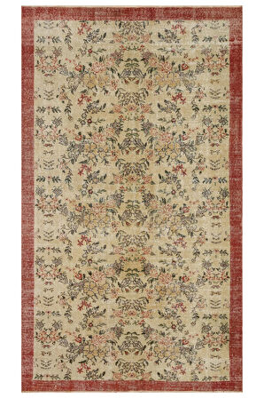 100 % Yün Eskitme Halı 158 x 273 cm 10123