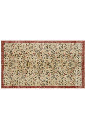 100 % Yün Eskitme Halı 158 x 273 cm 10123