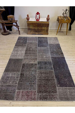 Eşsiz Güzelliğe Sahip Olan Özel Patchwork Halı  162x241 cm 4010