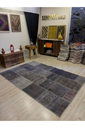 Eşsiz Güzelliğe Sahip Olan Özel Patchwork Halı  162x241 cm 4010