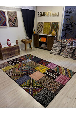 Modern Eşsiz Özel Patchwork Halı 162x240 cm 4011