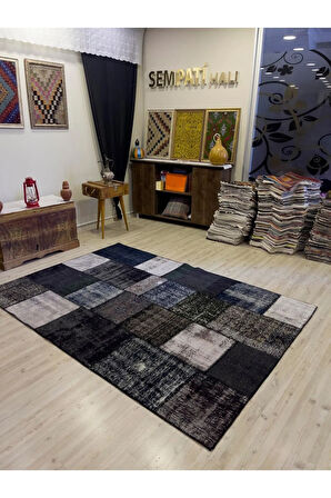 Eşsiz Güzelliğe Sahip Olan Özel Patchwork Halı 162x230 cm 4012