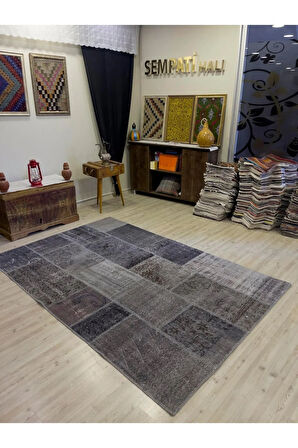 Patchwork Desenli El Yapımı Halı 160x244 cm 4014
