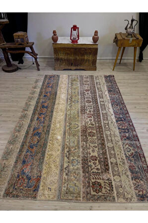 Eşsiz El Dokuma Patchwork Halı 159x234 cm 4015