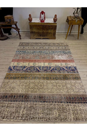 Eşsiz El Dokuma Patchwork Halı 161x232 cm 4027