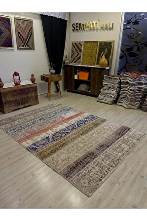 Eşsiz El Dokuma Patchwork Halı 161x232 cm 4027