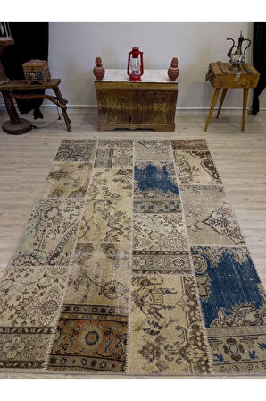 Modern Eşsiz Özel Patchwork Halı 161x232 cm 4035